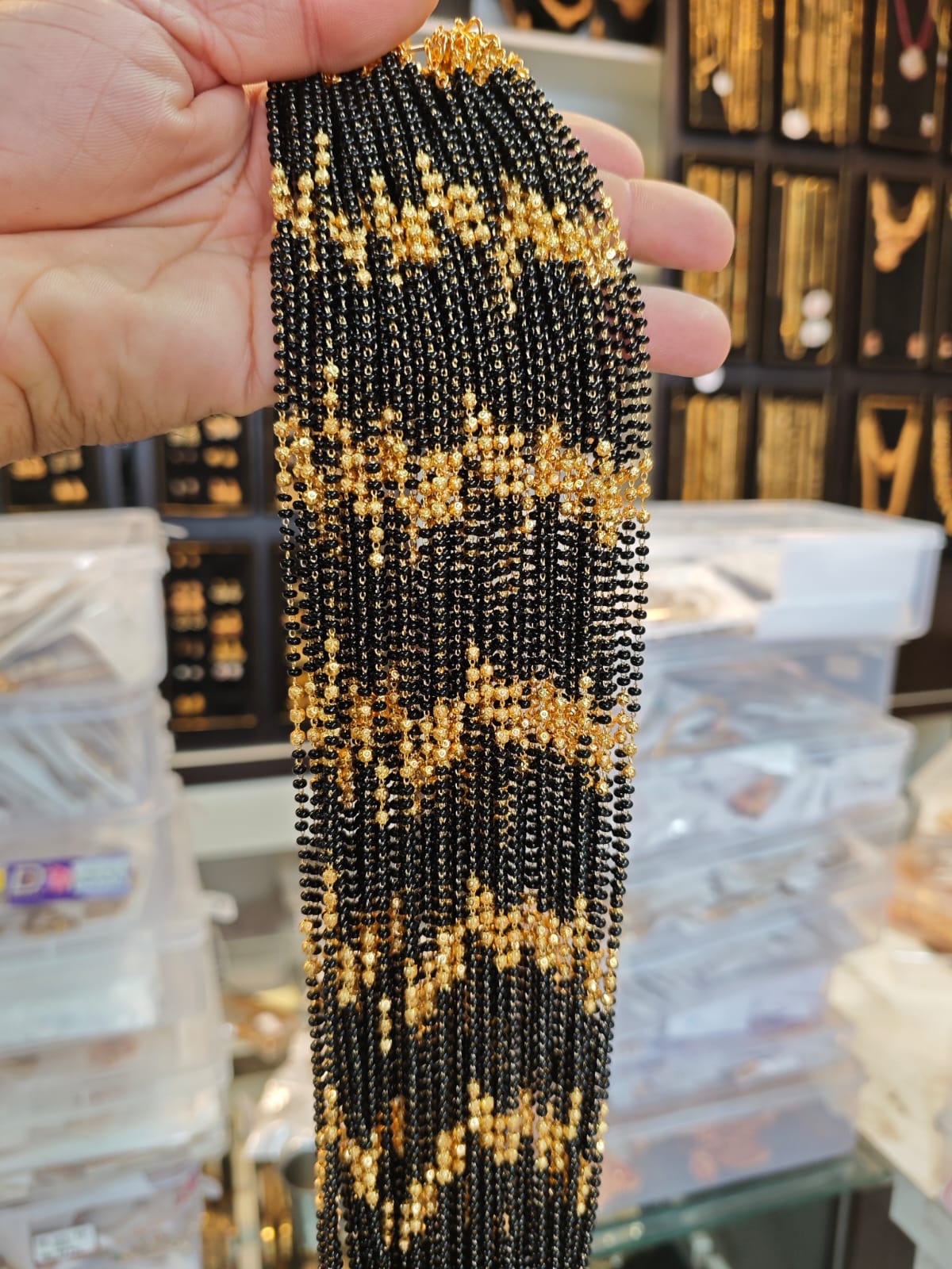 1grm gold polish 2 years warranty 30 inches karimani chain set.