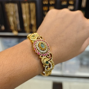 2grm gold polish 2 years warranty kada set.