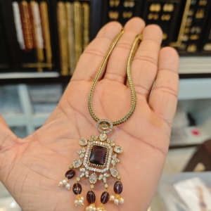 2grm gold polish 2 years warranty neacklace set.